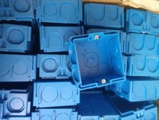 24x boite d'encastrement Modulo carrée à sceller - Simple poste - Prof 40mm