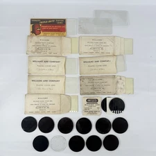 Vintage Welding Lenses Cover Plates Steampunk Thermacote Williams Estate Lot