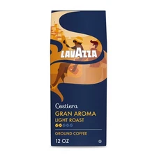 Costiera Gran Aroma Coffee 12 Ounce Light Roast 100 Arabica Ground Coffee