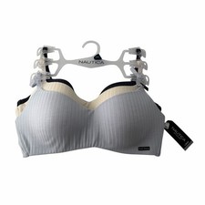 Nautica NWT Wireless Padded Balconette Bras Set of 3 Adjustable Straps Comfy 36C