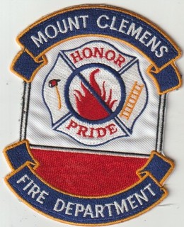 Mount Clemens MI Fire Department patch ship from Australia
