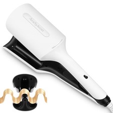 Crimper Hair Tool Hair Waver 1.25 Inch Three Barrel Curling Iron Anti-Sca...