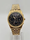 Vintage 94 Pulsar Flightmaster By Seiko Rare Combo Gold And Black Mens Watch🔥👀