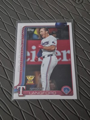 人気，正規品 超激レア 2025 Topps Wyatt Langford ワイアットラング