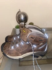 Keen Utility Detroit Steel Toe Work Hiker Waterproof Brown Leather Boot 10.5d