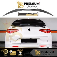 Alfa Romeo Stelvio Heck Mitte Flügel Kofferraum Spoiler Lippe Body Kit Kohlefaser 2017+