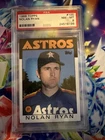 Topps 1986 Nolan Ryan #100 PSA 8 Houston Astros Baseball Card Base Set