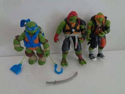 Playmates Teenage Mutant Ninja Turtles Figuren x 3 2015