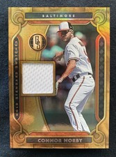 2023 Panini Chronicles - Gold Standard Swatches Connor Norby #GSS-CN (MEM, RC)
