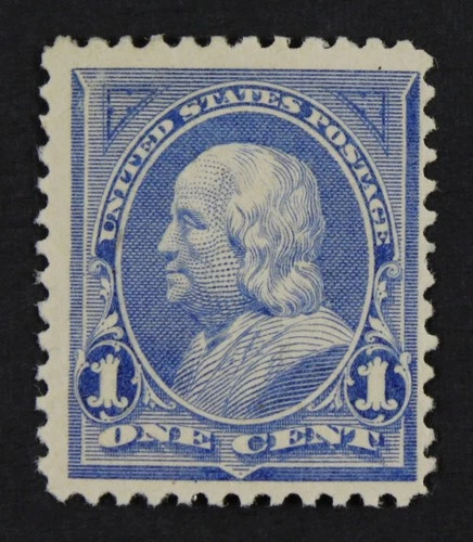 CKStamps: US Stamps Collection Scott#246 1c Franklin Mint VLH OG