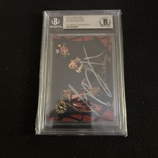 ERIC BISCHOFF 2005 WWE LEGEND AUTHENTIC HAND SIGNED AUTOGRAPHED CARD BECKETT