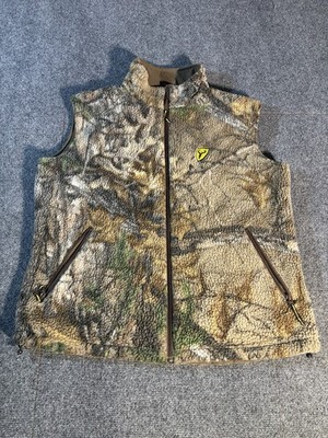 Scent Blocker Wind Blocker System Layer Two Reversible Fleece Vest Size Large