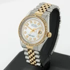 Men's Rolex OP Datejust Two Tone MOP Diamond Dial Ref.#16013 Watch #W251011-1