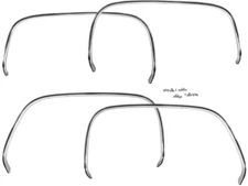 81-87 Chevy/GMC Truck Aluminum Front & Rear Fender Wheel Opening Trim Molding