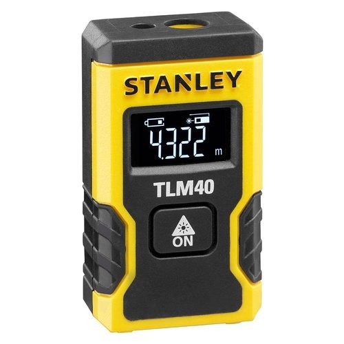 Stanley TLM 40 Telemetro Laser STHT77666-0: Compatto, USB, 12 Metri