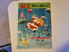 Vintage Ace Hardware 1955 Christmas toy Catalog Rare