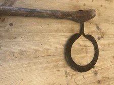 ANTIQUE AFRICAN ROUND AXE HAUSA CEREMONIAL CONGO 19th CENTURY