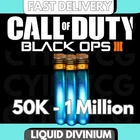Black Ops 3 BO3 | 50k LIQUID DIVINIUM + BONUS TROPHY |BUY 2 Get 1 FREE | PS4/PS5