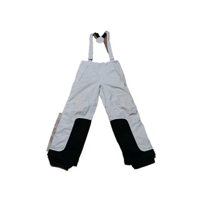 LL BEAN Chest Wader Pants Mens M Gray Black Mesh Lined Suspenders Ripstop OABA4