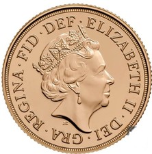 2018 Gold Half Sovereign Elizabeth II Fifth Head