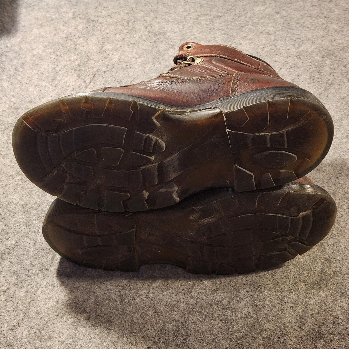 Dr Martens Ironbridge ST Industrial Boots Mens Size 8 Brown 