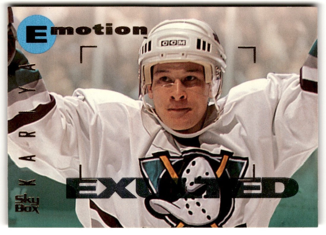 Paul Kariya 1995-96 SkyBox E-Motion #3 Anaheim Mighty Ducks