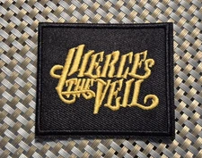 Pierce The Veil (band) Logo Embroidered Patch Iron-On Sew-On US ship Rock
