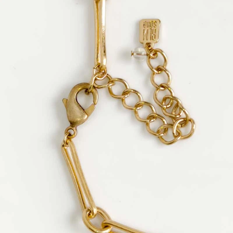 Robert Lee Morris 搜狐波西米亚石吊坠项链复古女式度假珠宝首饰 — 第 3/4 张图片