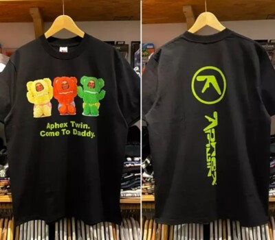 Aphex Twin Come to Daddy 2 Side Band Black Short Sleeve Unisex Tshirt Reprint