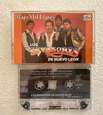 LOS INVASORES DE NUEVO LEON "Bajo mil llaves" Cassette Mexico