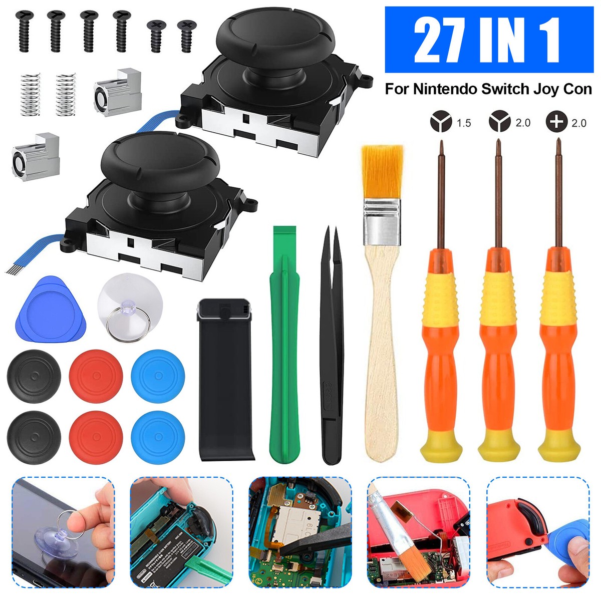Repair Kit Nintendo Switch Drift Fix Repair Kit Joycon Repair