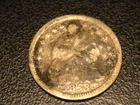 1853-O Arrows 90% Silver Seated Liberty Half Dime