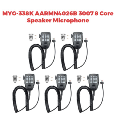 5X AARMN4026B DTMF Microphone Speaker for Motorola GM300 GM339 GM340 GM360 GM600