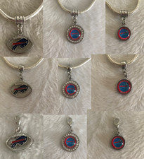Buffalo Bills Team Football Pendant Charms Hook or Euro Bead
