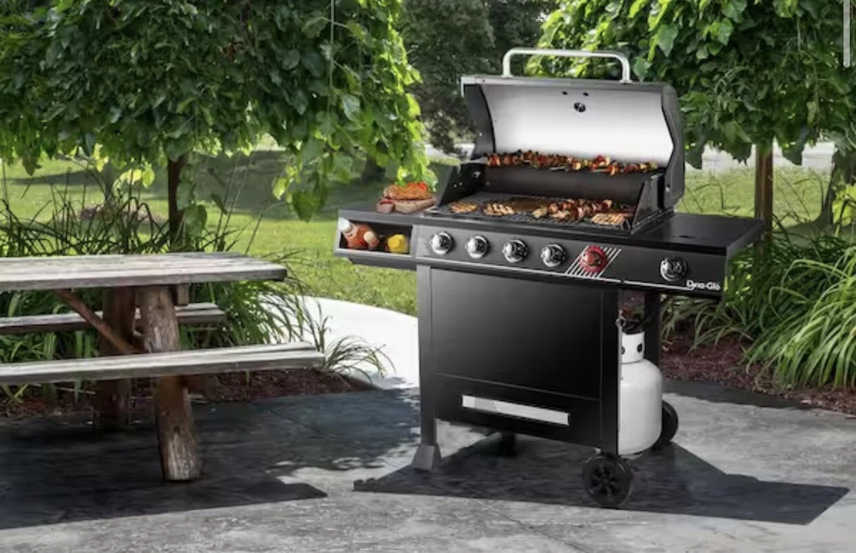 Dyna-Glo Gas Grill 5-Burner Black w/ TriVantage Multifunctional Cooking  System 872076040873 | eBay