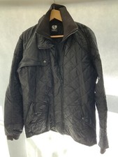 Projekts NYC Black Jacket Size M quilted high neck zip front mens