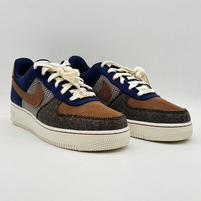 Size Nike Air Force '07 Premium Low Tweed Corduroy Midnight