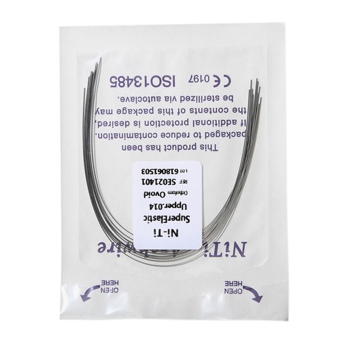 Dental Ortho Supper Elastic Niti Round Arch Wire 012/0.14/0.16/ 0.18/0.20 po - Afbeelding 26 van 82