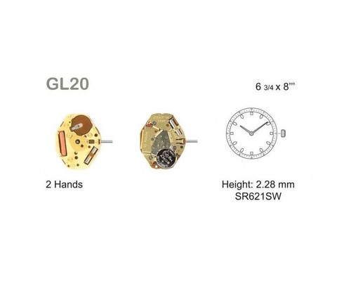 Meccanismo o movimento al quarzo per orologi miyota gl22 made in japan  (gl20) | eBay