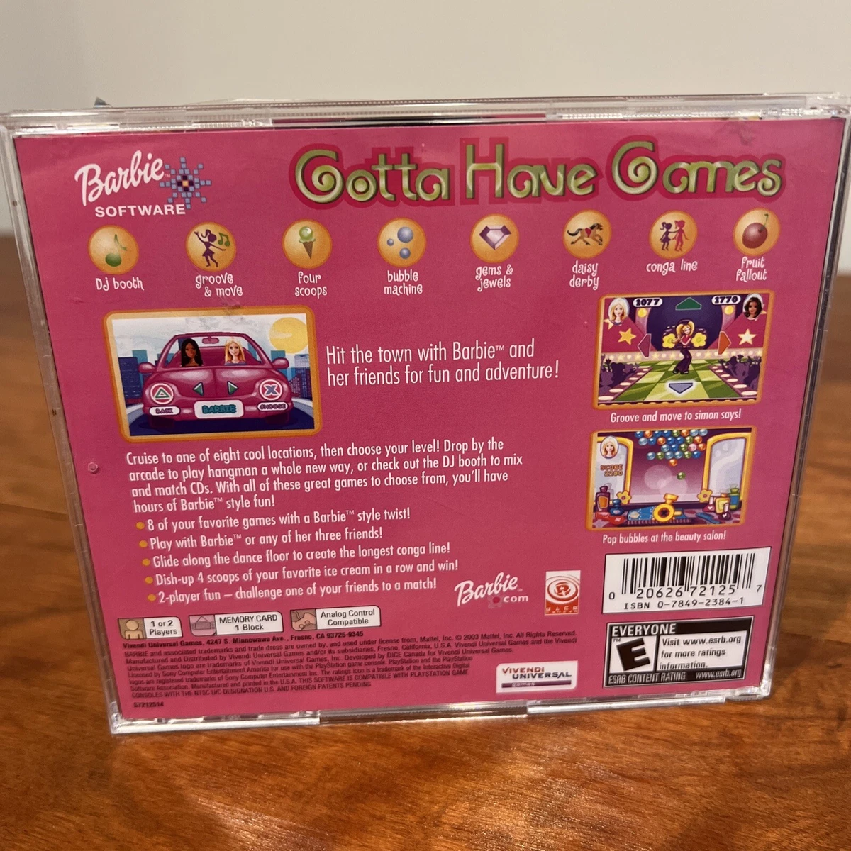 Jogo Playstation - Barbie - Gotta Have Games - Vivendi Universal