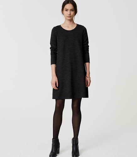 chinese dress ladies Bethany Merino Wool Ribbed Swing Dress main image 1