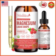Magnesium Glycinate Liquid Drop High Potency Promotes Nerv Relief Sleep Support