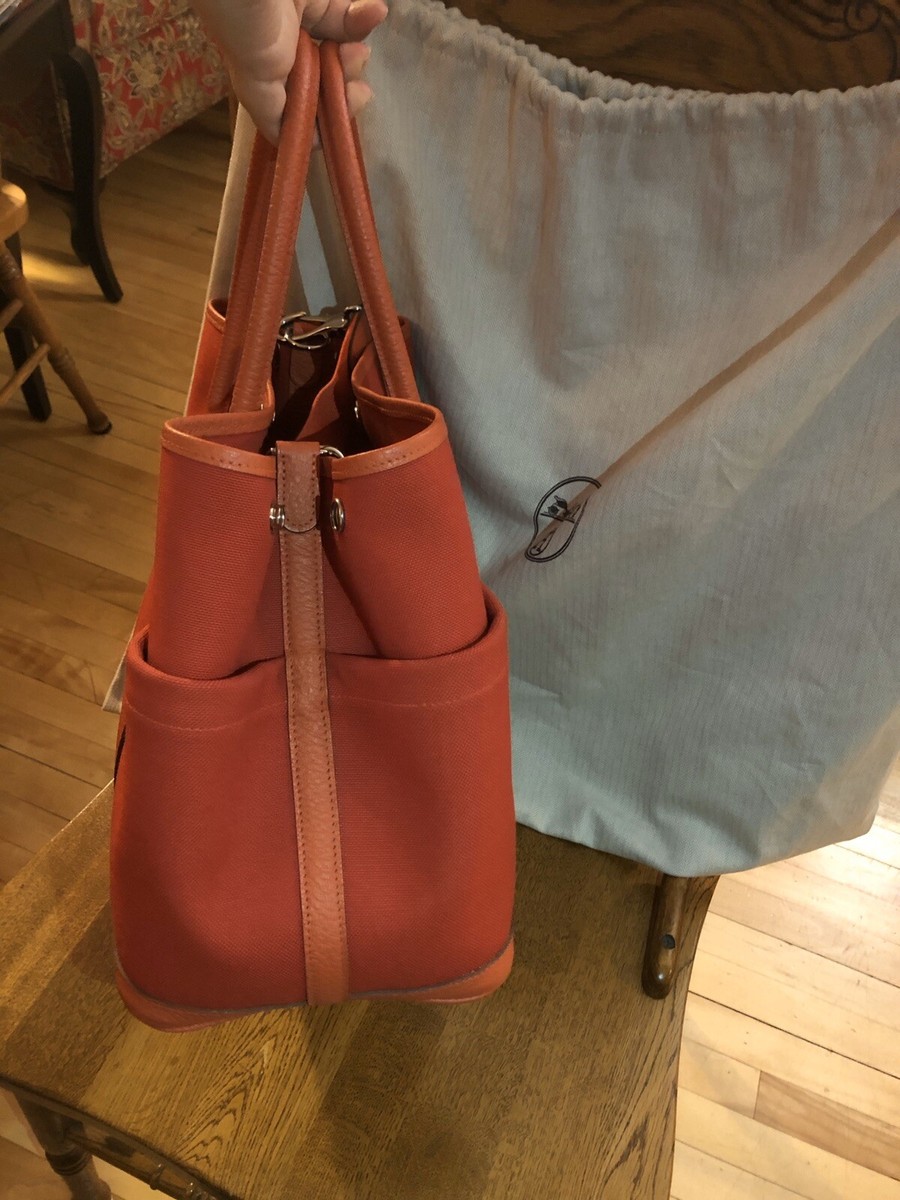 RARE Hermes Garden Party 36 with Pockets and S/Strap | eBay