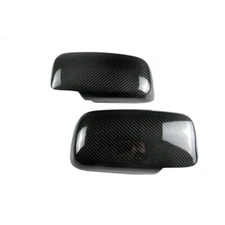 Real Carbon Fiber Add-on Side Mirror Cover Trim for Mitsubishi Lancer EVO 03-07