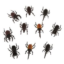10pcs Plastic Simulation Beetles Model Figures, Educational Toy Bag Fillers