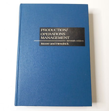 Production Operations Management by Moore & Hendrick 7th Ed 1977