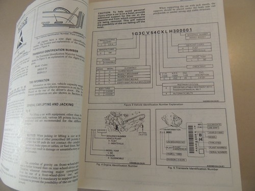 Oldsmobile 88 Royale 98 Regency 1990 repair service manual Werkstatthandbuch - Bild 4 von 12