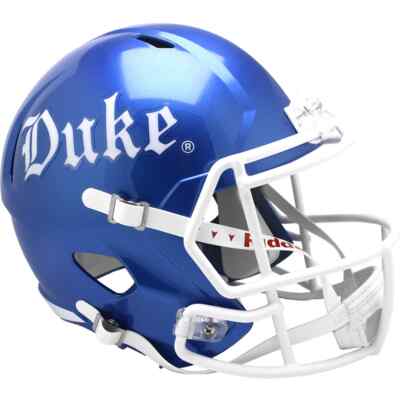 blue football helmets for sale *SALE* DUKE BLUE DEVILS GOTHIC FULL SIZE SPEED REPLICA NCAA FOOTBALL  HELMET!