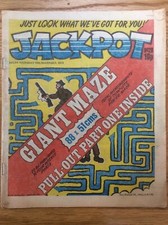 Jackpot #28 10/11/79 Milly O?Naire and Penny Less, Terror Toys IPC UK Comic