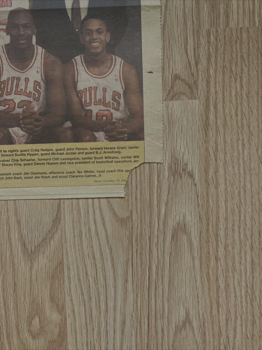 World Champion Chicago Bulls '90-'91 Chicago Sun-Times Pull-out